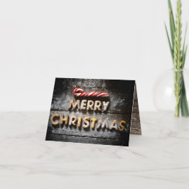 Festividades Biscoitos de Natal - Cartão Dobrado de Natal 4x5