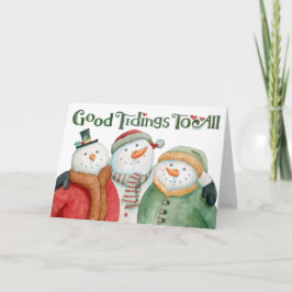 Festividades Boa viagem - Cartão de Saudação