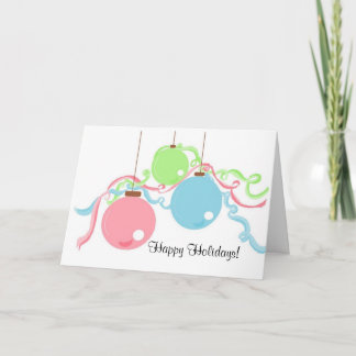 Festividades Boas Festas! - Cartão de enfeite