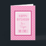 Festividades Bonitos sentimentos! Cartão de aniversário Super M<br><div class="desc">Feliz aniversário para Mimi!</div>