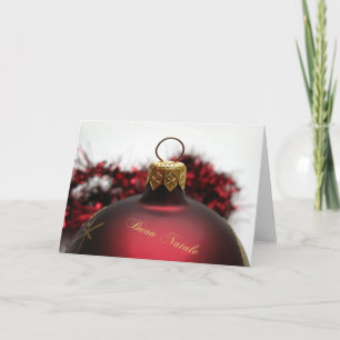 Festividades Buon Natale Cartão de Natal Italiano