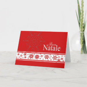 Festividades Buon Natale Cartão de Natal Italiano