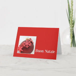 Festividades Buon Natale - Cartão de Natal Italiano
