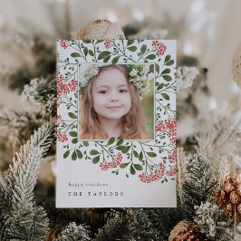 Festividades Buquê de inverno | Cartão com fotos de férias