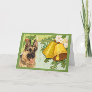 Festividades Caixas de Cartão de Natal de german shepherd