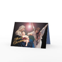 "Canção cartão de Natal religioso dos anjos"