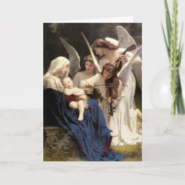 Festividades Canção dos anjos - cartão de Natal