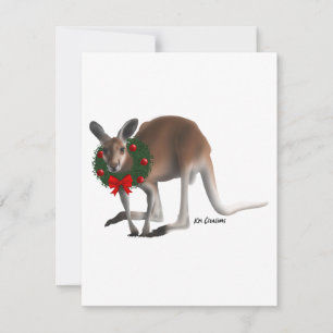 Festividades Canguru - cartão de Natal