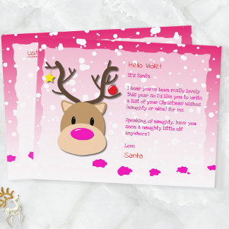 Festividades Carta de Papai Noel, Lista de Natal, Cartão Postal