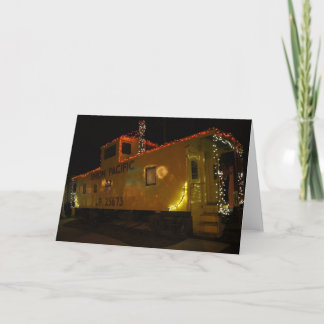 Festividades Cartão 1967 de Natal pacífico do Caboose da união