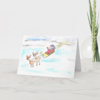 Festividades Cartão 5 do Xmas de Sila