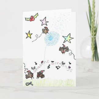 Festividades Cartão 6 do Xmas de Sila