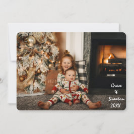 Festividades Cartão com fotos da Família de Felizes anos novos 