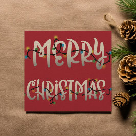 Festividades Cartão com fotos da Praça de Natal Feliz