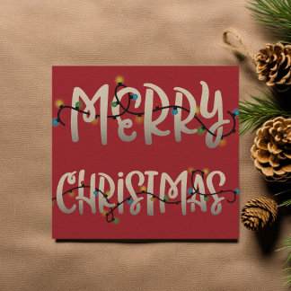 Festividades Cartão com fotos da Praça de Natal Feliz