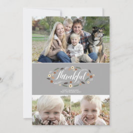 Festividades Cartão com fotos de Ação de Graças