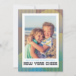 Festividades Cartão com fotos de animação de ano novo