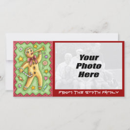 Festividades Cartão com fotos de Cookies de Natal - NOVO