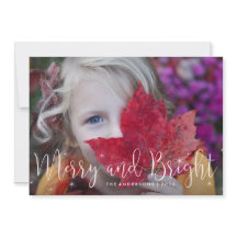 Cartão com fotos de Feriado com Brilho feliz