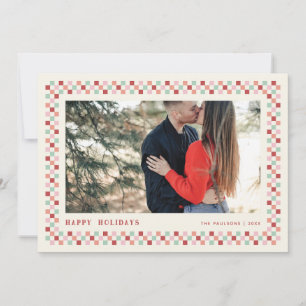 Festividades Cartão com fotos de Feriado do Quadro de Verificaç
