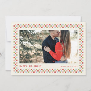 Festividades Cartão com fotos de Feriado do Quadro de Verificaç