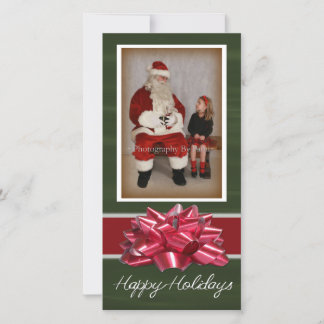 Festividades Cartão com fotos de Férias