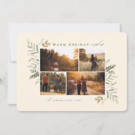 Festividades Cartão com fotos de Férias das Ramais de inverno