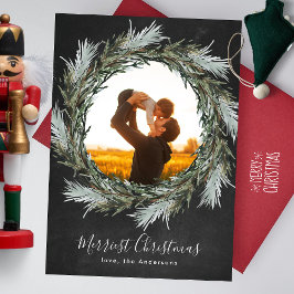 Festividades Cartão com fotos de Férias de Natal da Pine Chalk