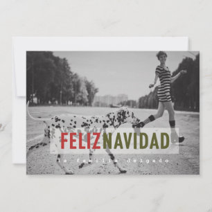Festividades Cartão com fotos de Férias Espanhol Moderno