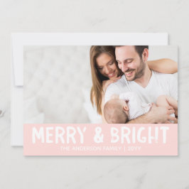 Festividades Cartão com fotos de Férias | Feliz e Brilho Modern