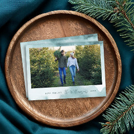 Festividades Cartão com fotos de Férias Modernas do Abstrato Fr