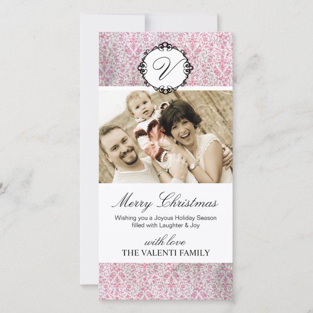 Festividades Cartão com fotos de Natal (Frente)