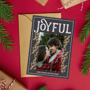 Festividades Cartão com fotos de Natal Feliz da Família