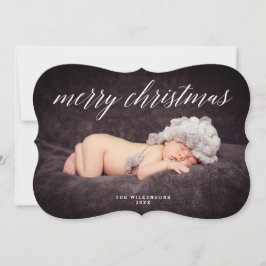 Festividades Cartão com fotos de Natal Moderno