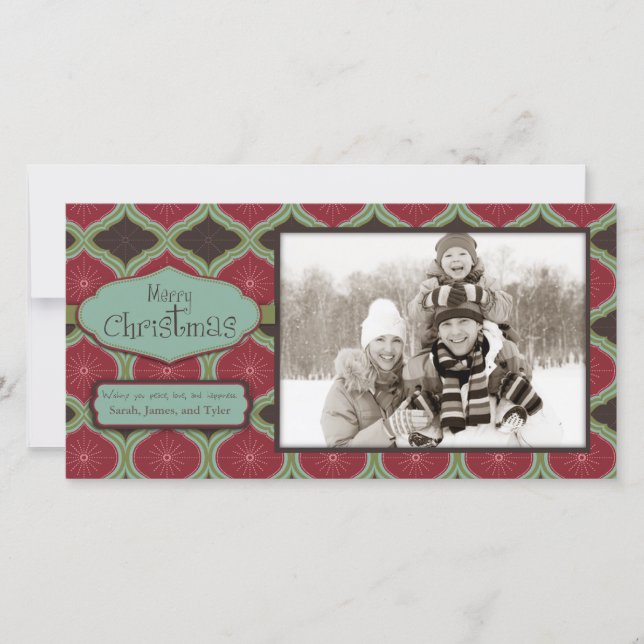 Festividades Cartão com fotos de pavimentos (Frente)