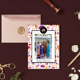 Festividades Cartão com fotos Feliz de Férias do Elefante Diwal