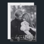 Festividades Cartão com fotos Feliz Feriado de Hanukkah<br><div class="desc">Personalize o texto personalizado acima. Você pode encontrar itens de coordenação adicionais em nossa coleção "Presentes de Chanucá e Menorah".</div>