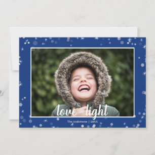 Festividades Cartão com fotos Feriado de Hanukkah e Amor Bonito