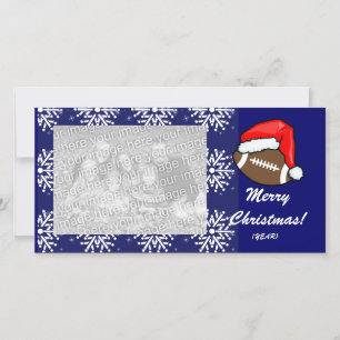 Festividades Cartão com fotos - Futebol de Natal