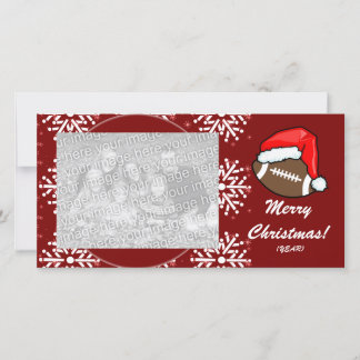 Festividades Cartão com fotos - Futebol de Natal