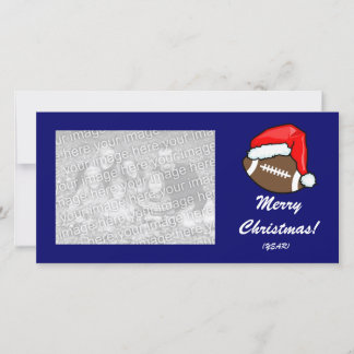 Festividades Cartão com fotos - Futebol de Natal