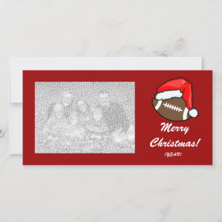 Festividades Cartão com fotos - Futebol de Natal