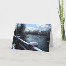 Cartão da ponte do rio de Boise