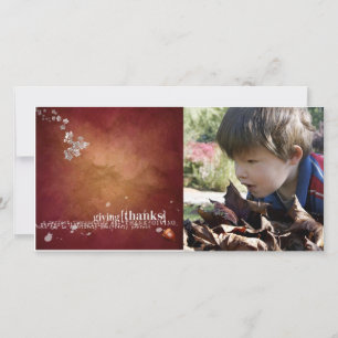 Festividades cartão de Ação de Graças