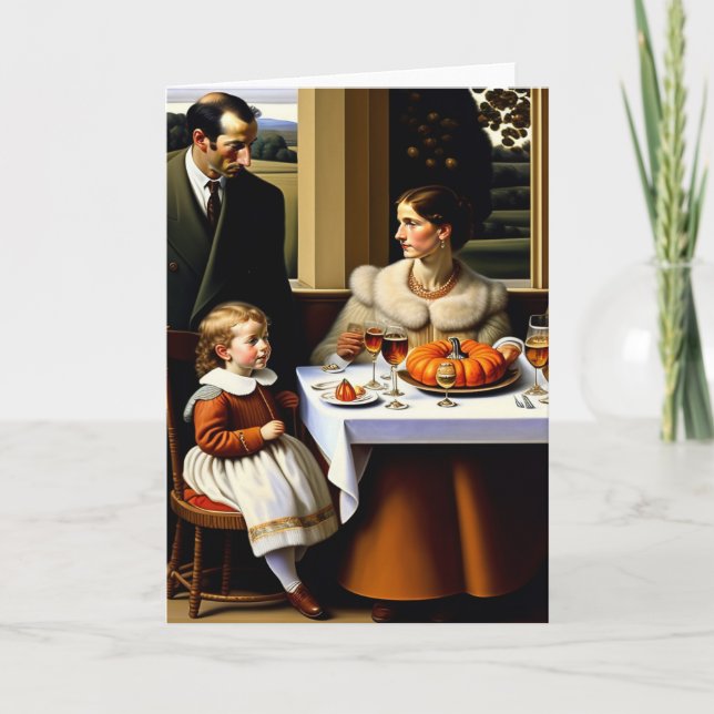 Festividades Cartão de Ação de Graças (Frente)