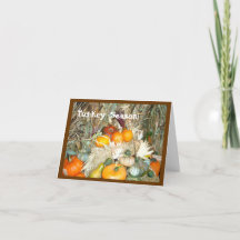 Cartão de Ação de Graças Humorístico Turco