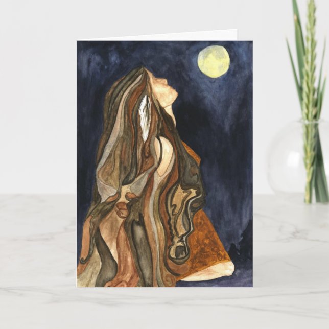 Festividades Cartão de Ação de Graças Nativo Americano (Frente)