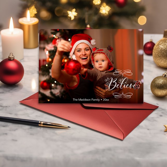 Festividades Cartão de Acreditação de Férias para o Natal (Criador carregado)