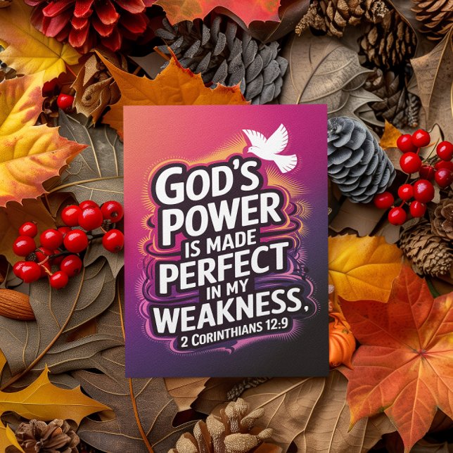 Festividades Cartão de afirmação de fraqueza (Criador carregado)