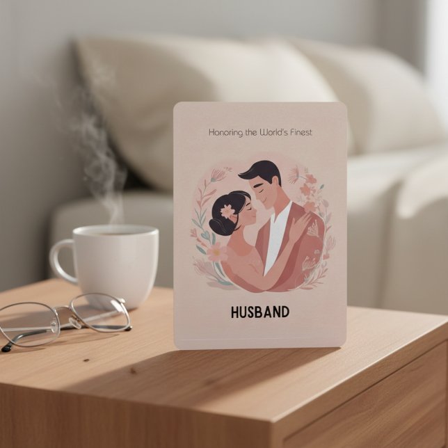 Festividades Cartão de Amor Cozy "O Melhor Marido" (Because he deserves a little extra love.)